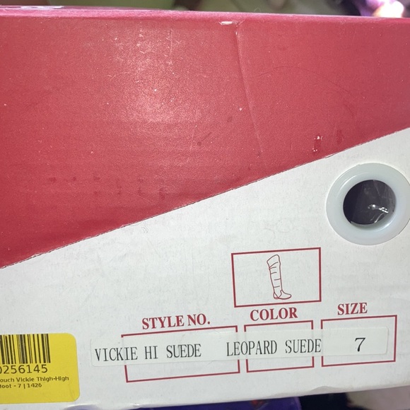 🆕leopard thigh high boots - Picture 2 of 6